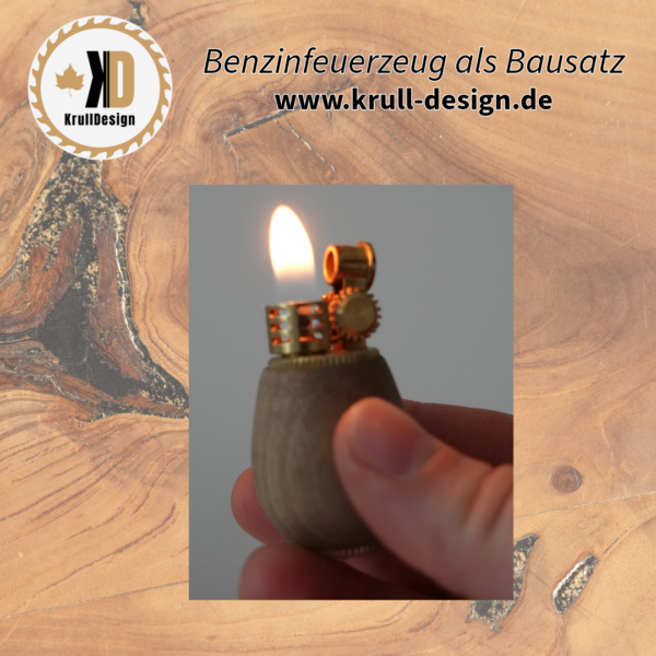 Feuerzeuge als Bausatz-Drechseln 35mm
