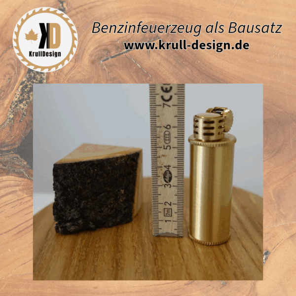 Benzinfeuerzeug Bausatz 67mm – Bild 3