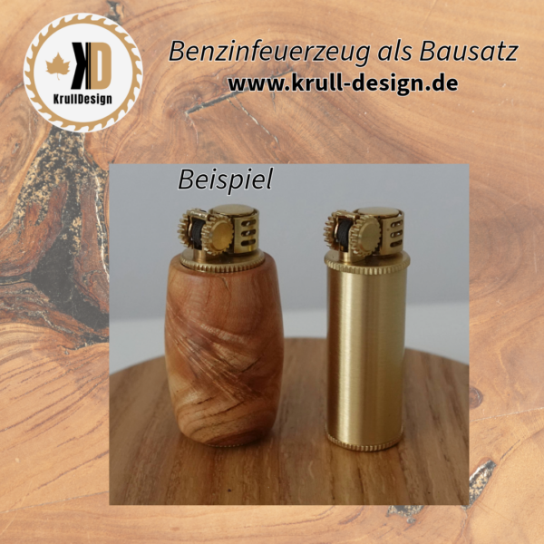 Benzinfeuerzeug Bausatz 67mm – Bild 2