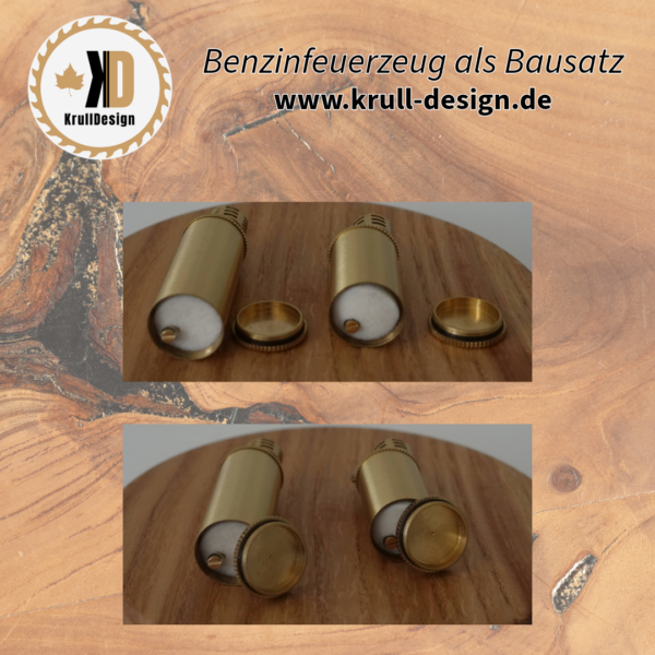 Benzinfeuerzeug Bausatz 67mm – Bild 5