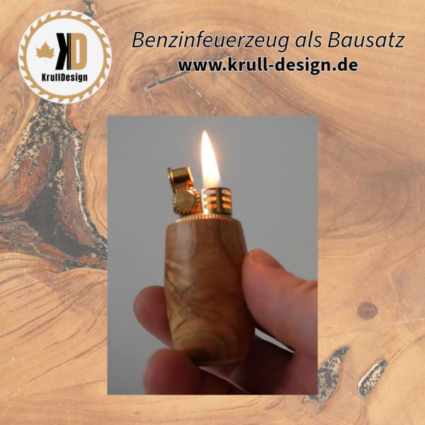 Benzinfeuerzeug Bausatz 67mm – Bild 6